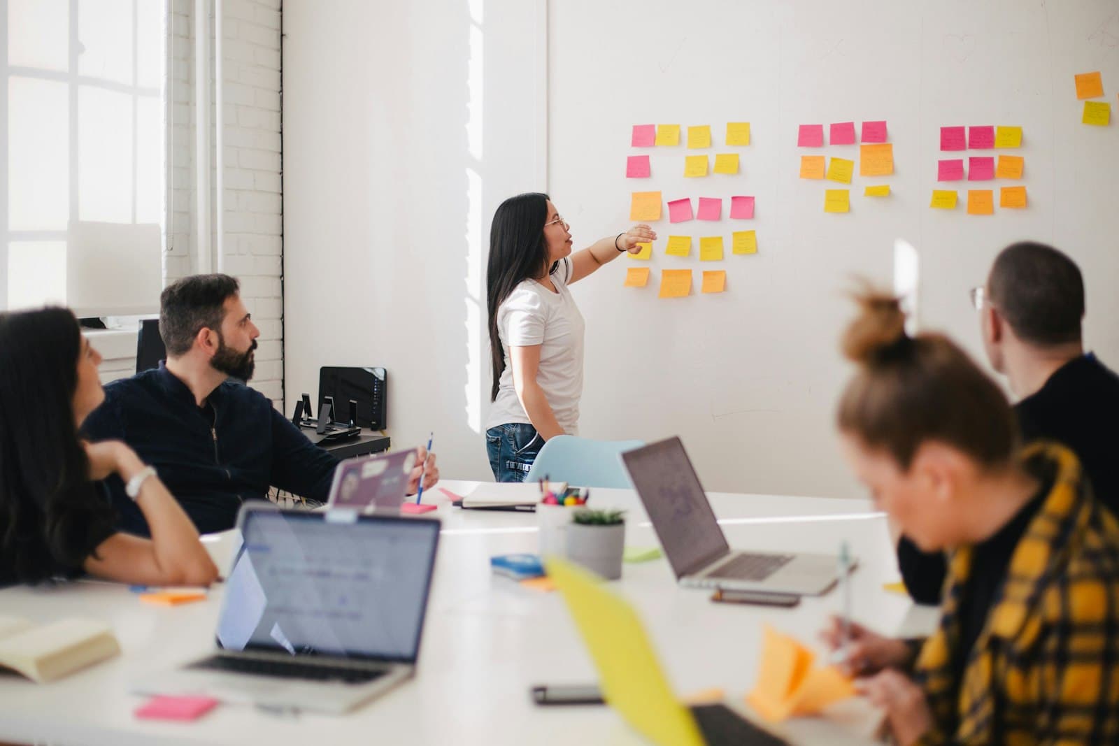 Workshop med sparring og post-its
