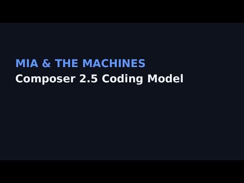 Composer 2.5 Coding Model
